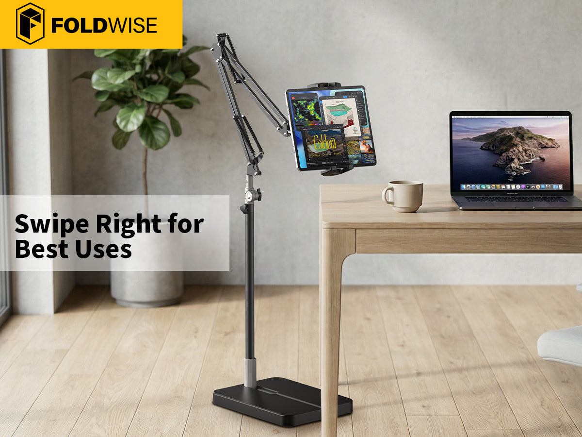 FoldWise podlahový stojan na iPad a tablet — view 1