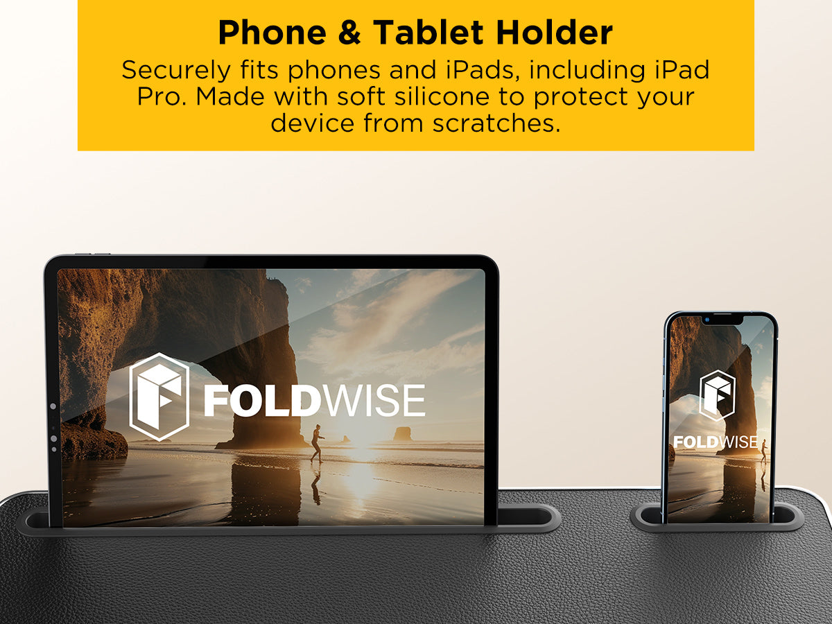 FoldWise stolek do postele a na klín 2 v 1 – Black — view 8