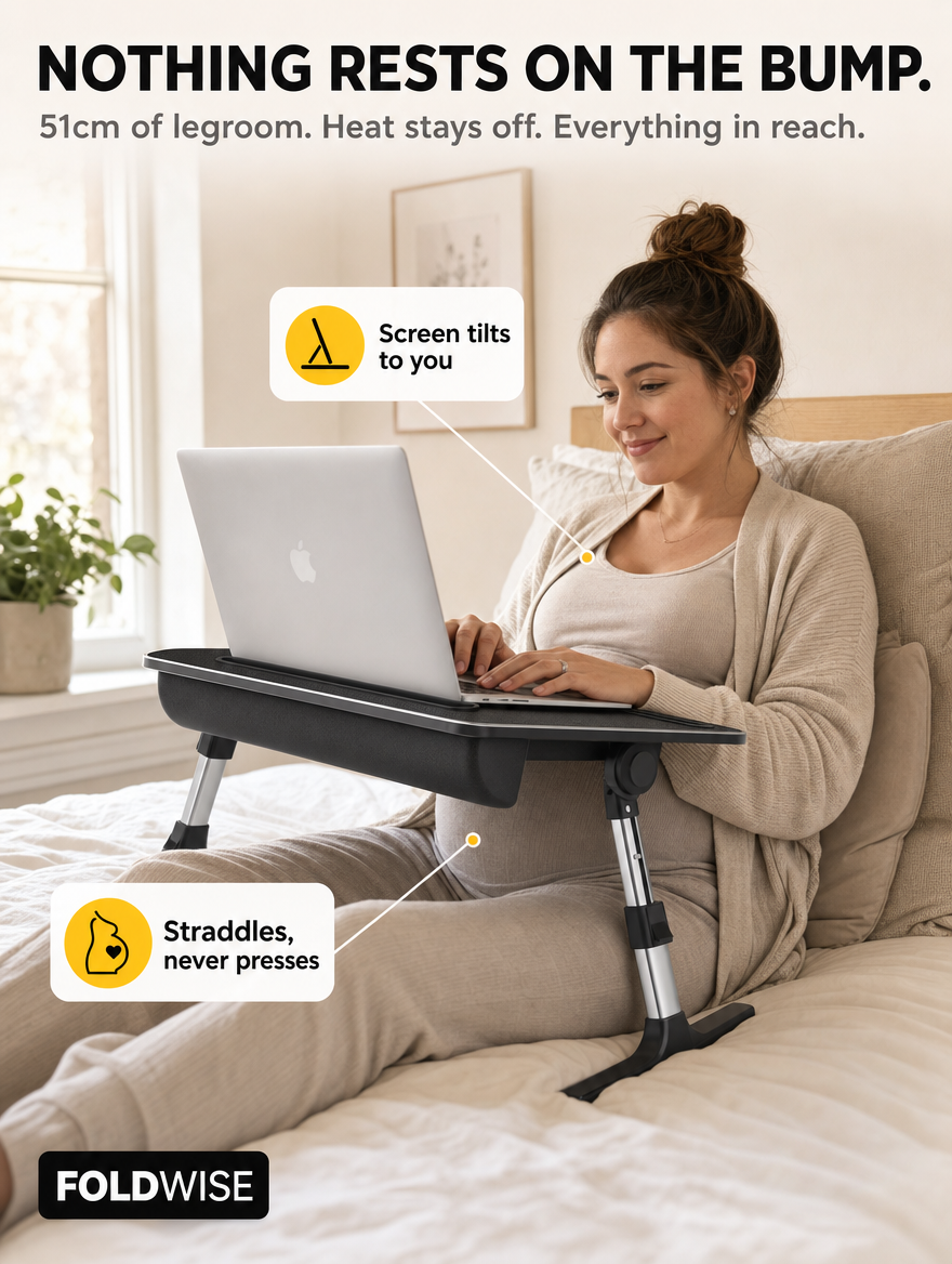 How to Work From Bed Without Wrecking Your Neck and Back?