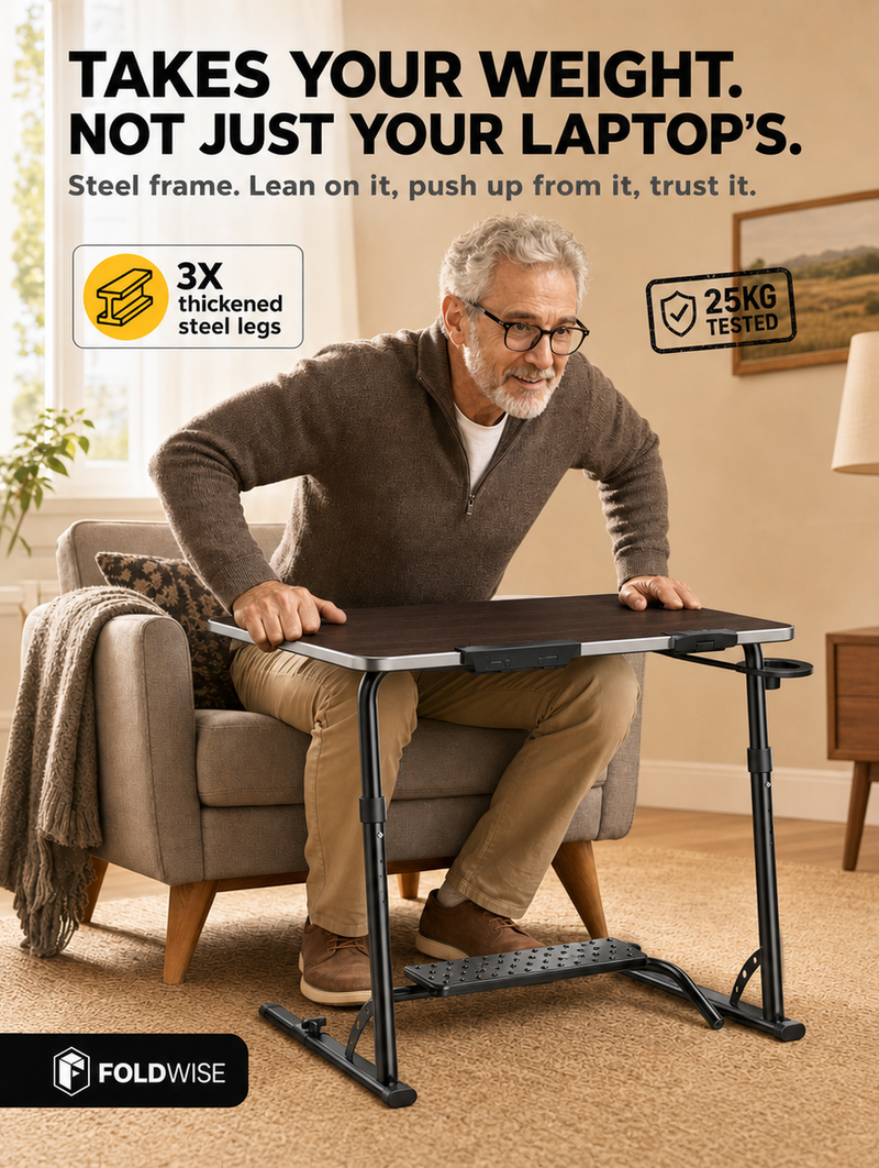 Best Adjustable Laptop Table for Small Spaces? - FoldWise