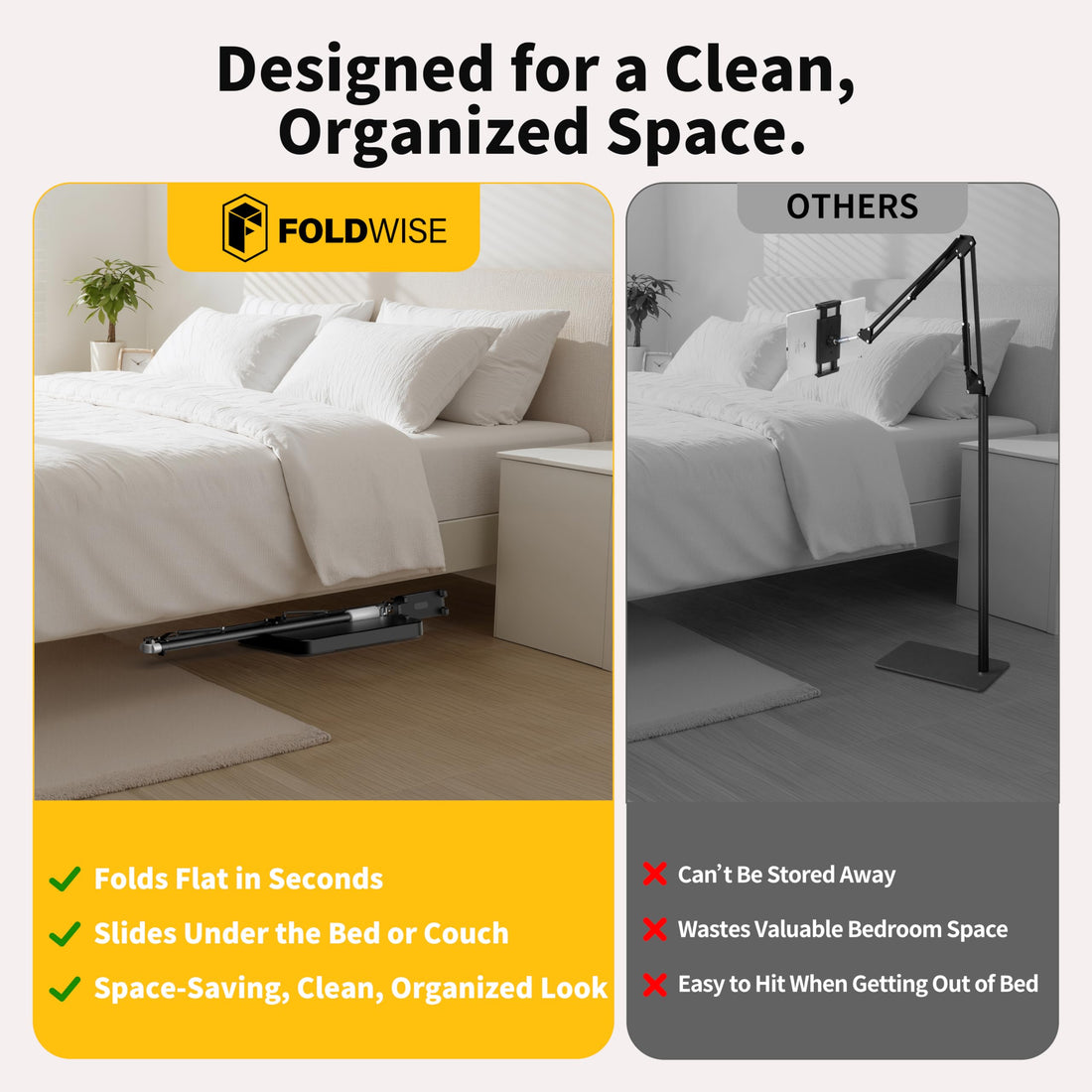 FoldWise iPad & tablet floor stand
