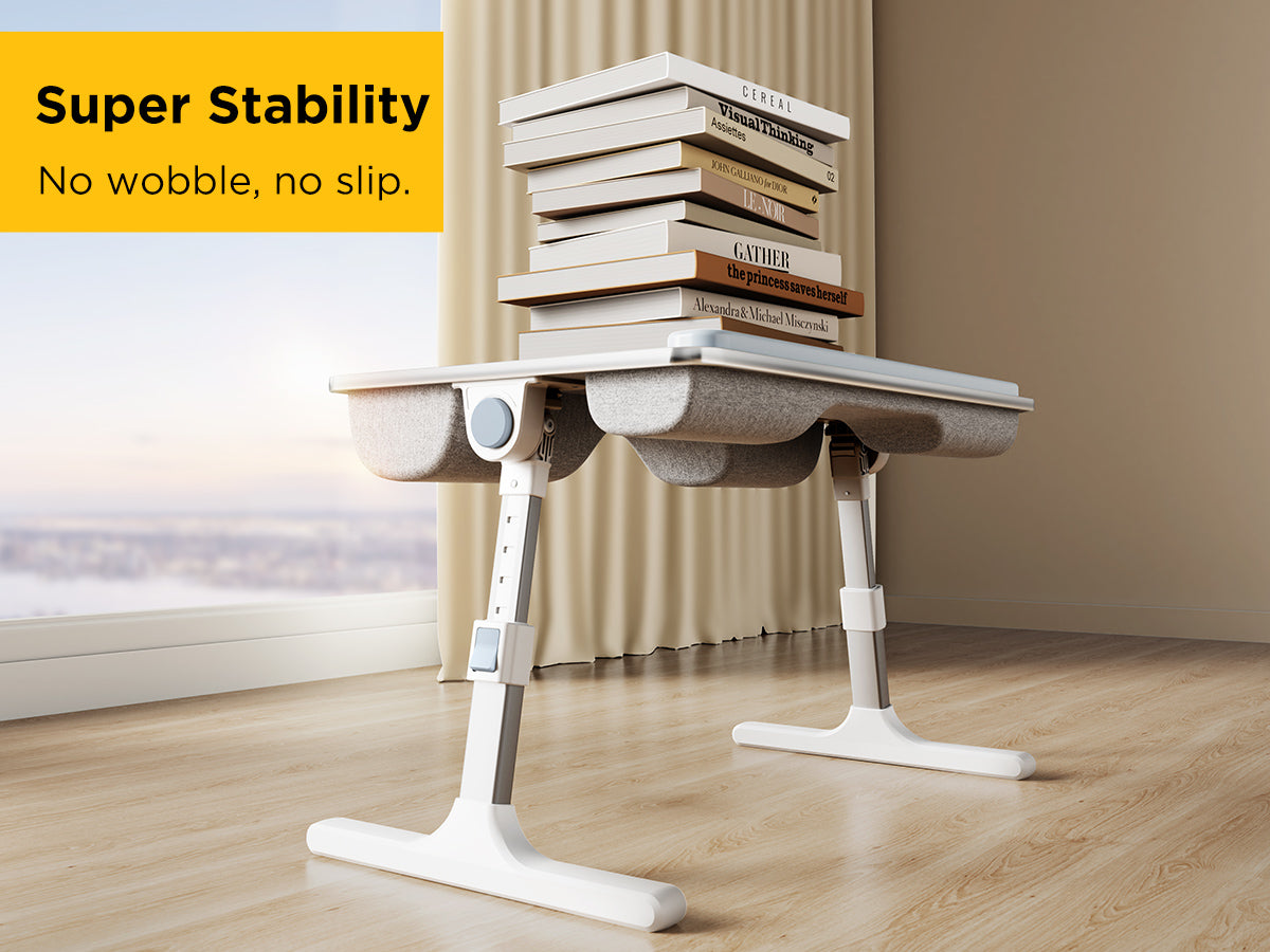 FoldWise stolek do postele a na klín 2 v 1 – White — view 6