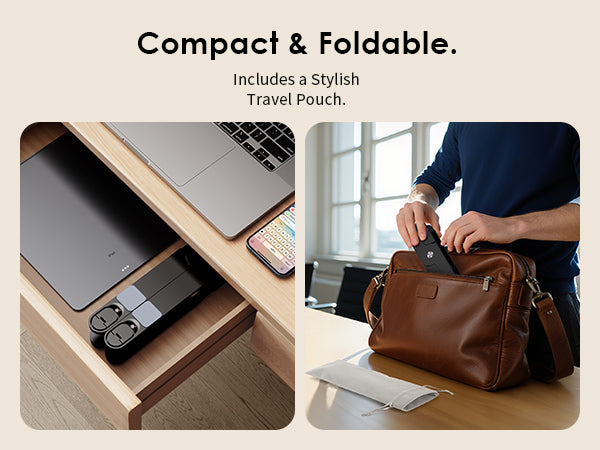 Suporte para Portátil em Alumínio FoldWise X – Black — view 5