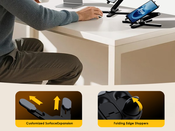 Suporte para Portátil em Alumínio FoldWise X – Black — view 7