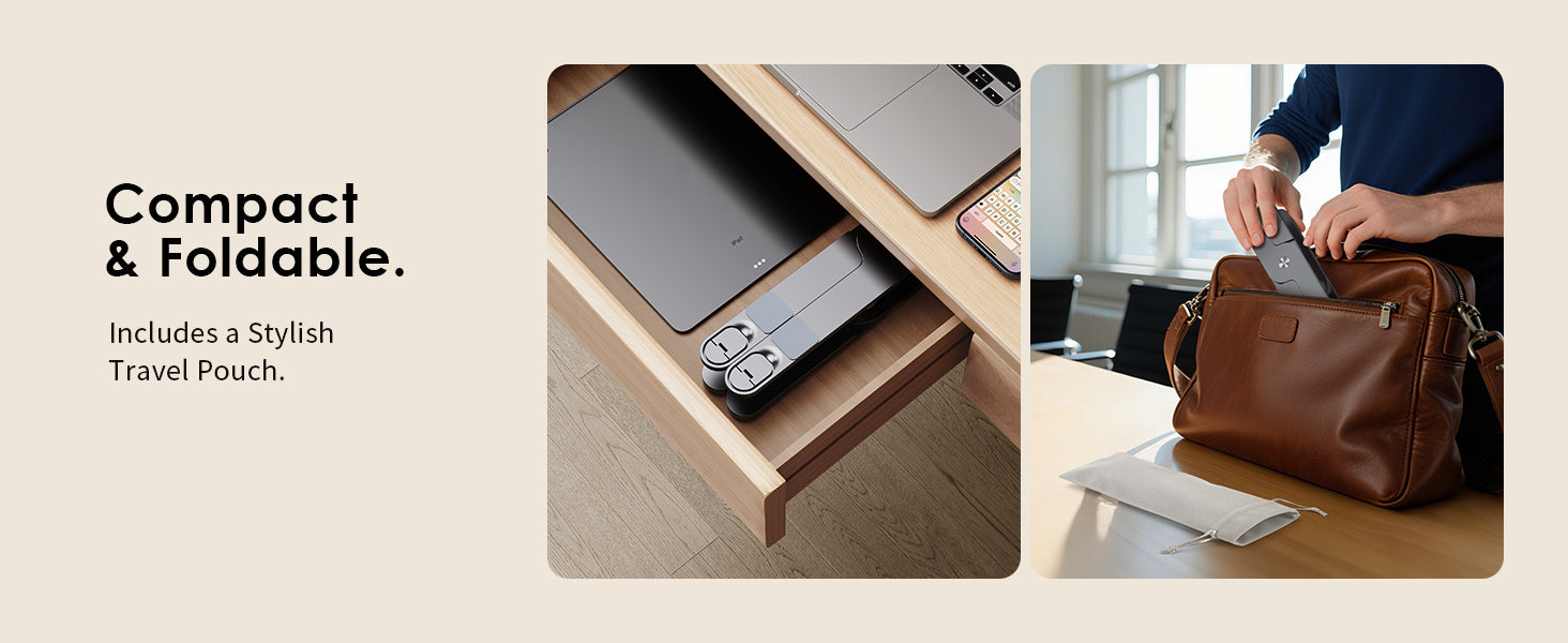 Suporte para Portátil em Alumínio FoldWise X – Gray — view 5