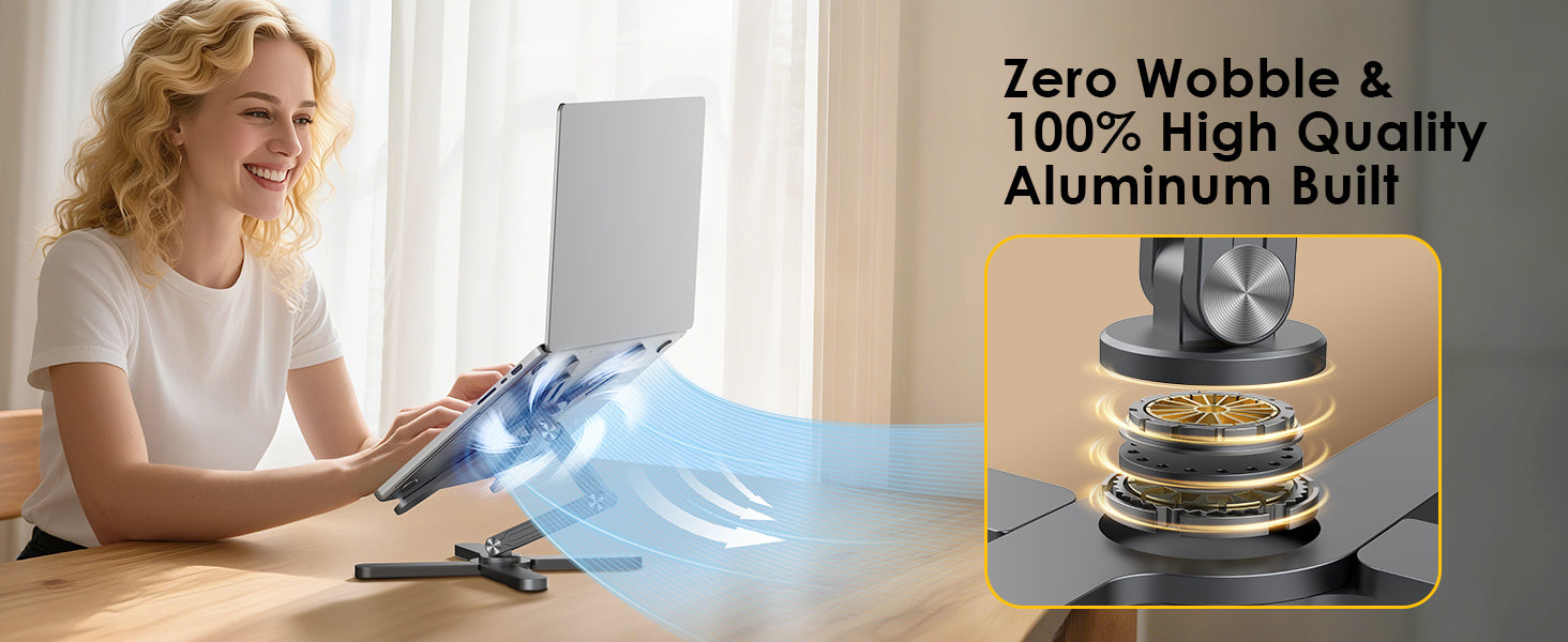 Suporte para Portátil em Alumínio FoldWise X – Gray — view 6
