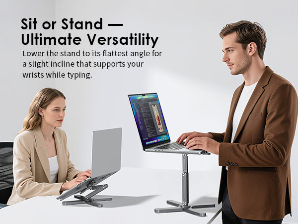 Suporte para Portátil em Alumínio FoldWise X – Gray — view 1