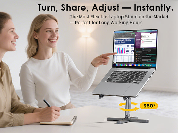 Suporte para Portátil em Alumínio FoldWise X – Gray — view 4