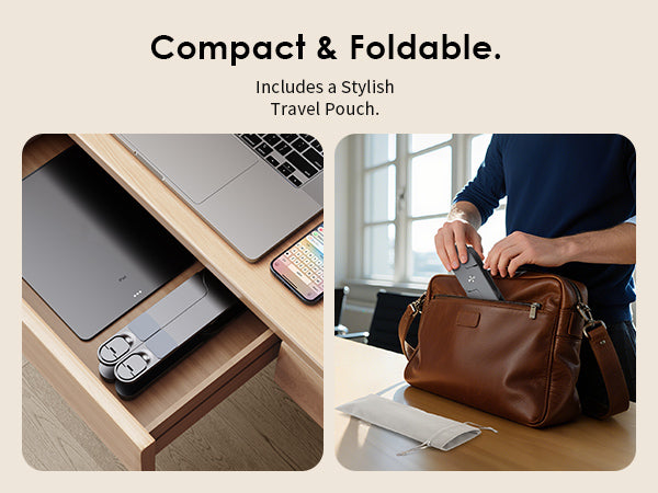 Suporte para Portátil em Alumínio FoldWise X – Gray — view 5
