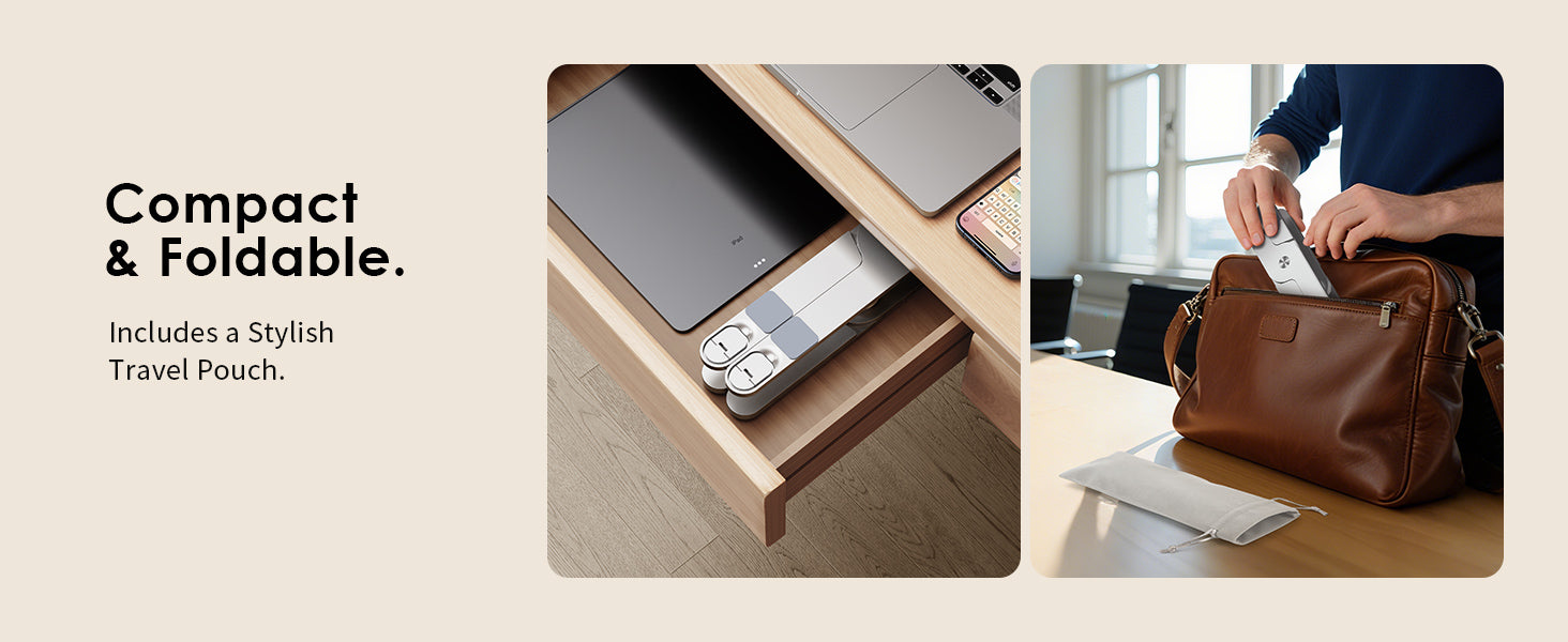 Suporte para Portátil em Alumínio FoldWise X – Silver — view 5