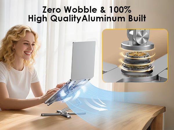 Suporte para Portátil em Alumínio FoldWise X – Silver — view 6