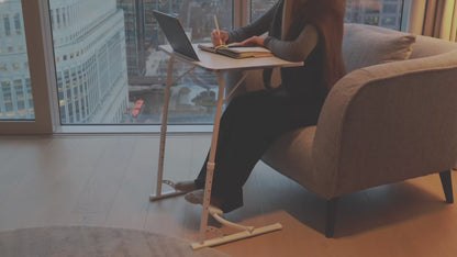 FoldWise folding TV tray table product demo video
